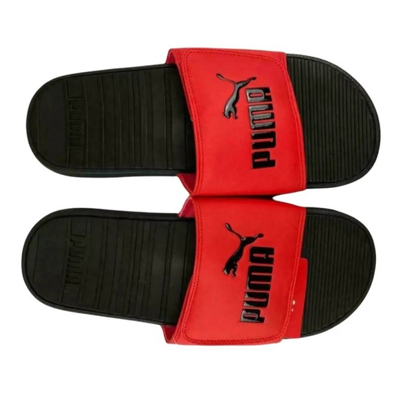 Puma Shoes Puma Cool Cat V Slides Mens Size 9 Redblack New Poshmark